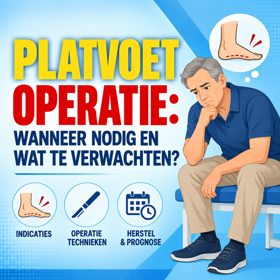 Platvoet operatie: wanneer is het nodig en wat mag u verwachten?