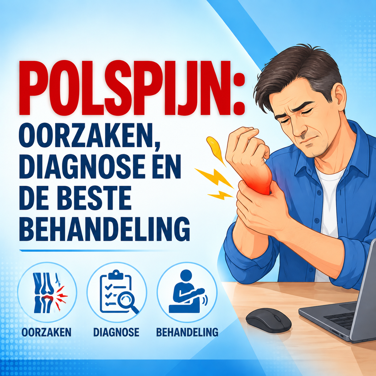 Polspijn: oorzaken, diagnose en de beste behandeling