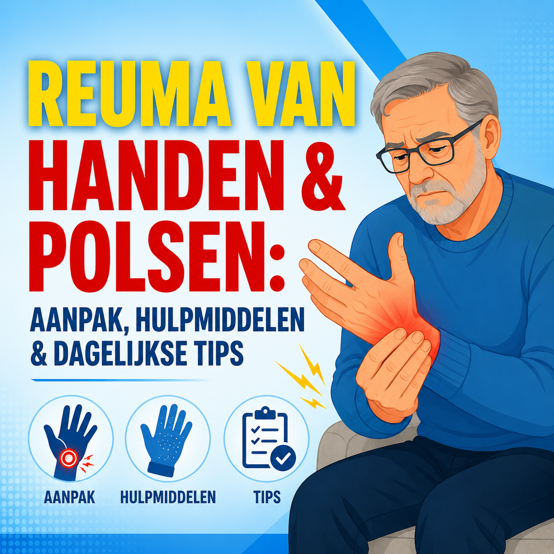 Reuma van handen en polsen: aanpak, hulpmiddelen en dagelijkse tips