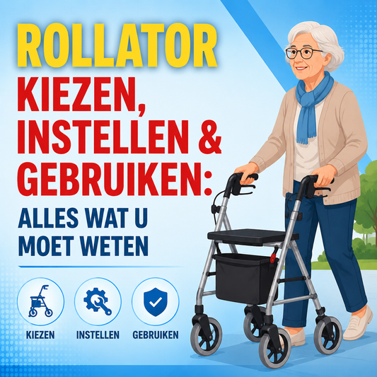 Rollator kiezen, instellen en gebruiken: alles wat u moet weten