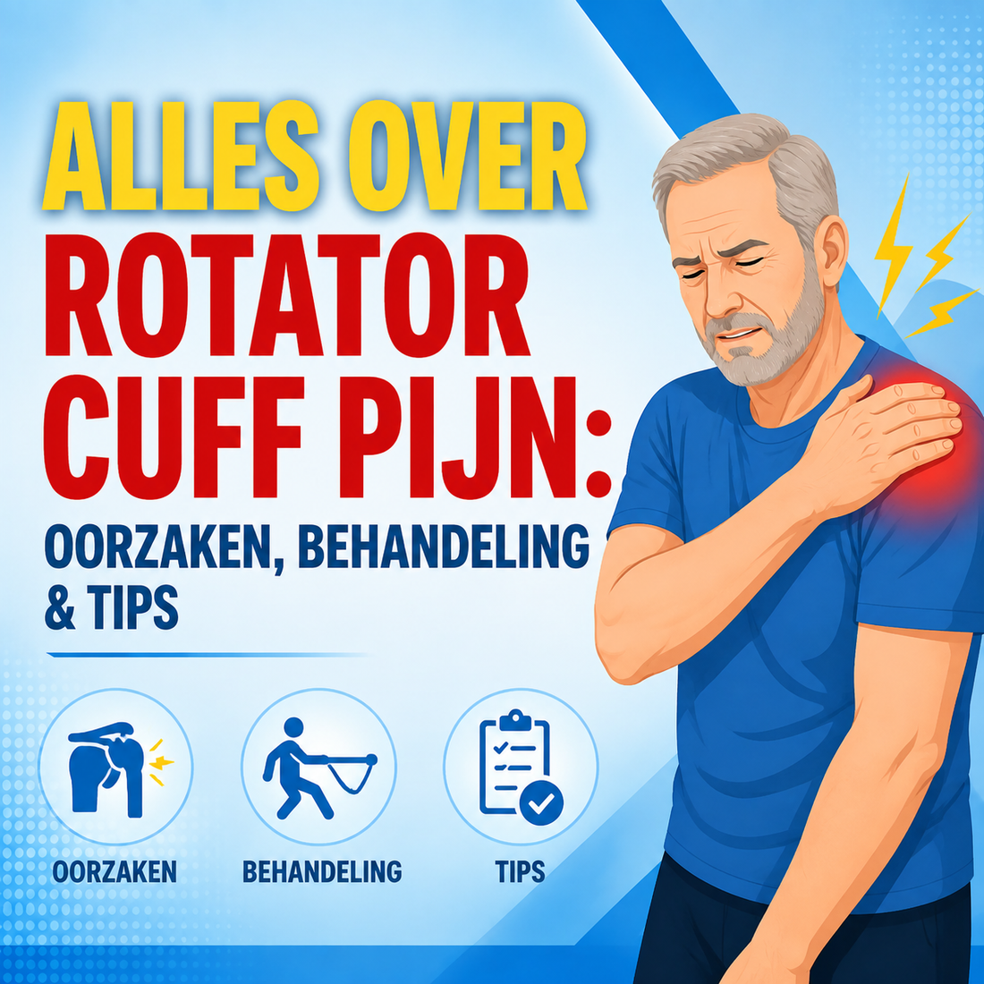 Rotator cuff pijn: herkennen, behandelen en voorkomen