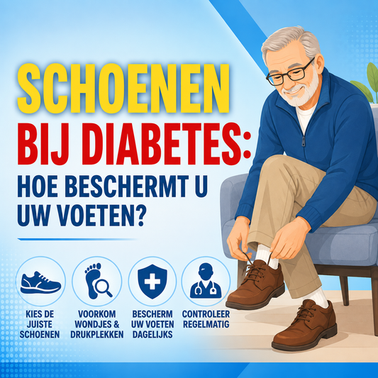 Schoenen bij diabetes: hoe beschermt u uw voeten?