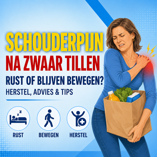 Schouderpijn na zwaar tillen: rust of blijven bewegen?