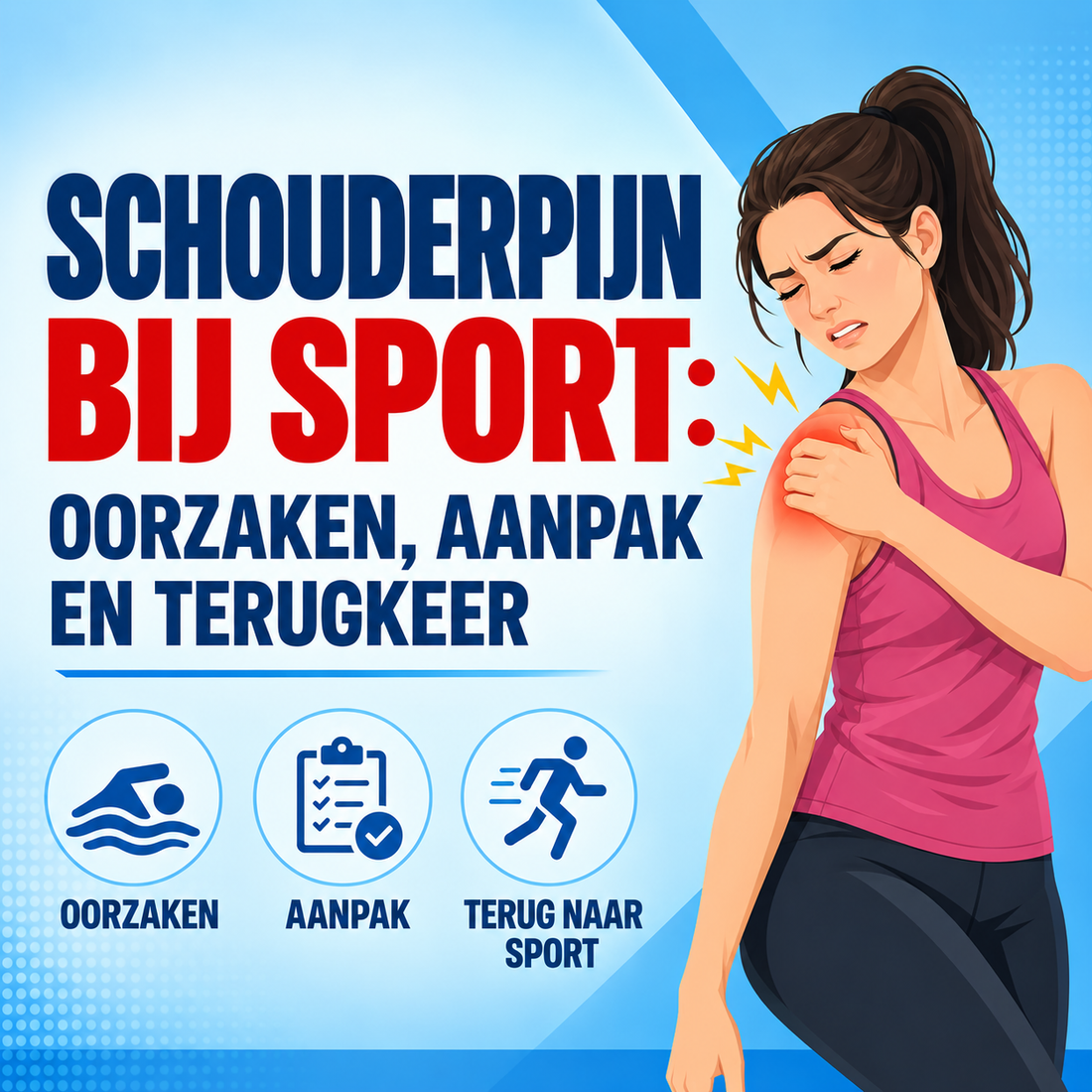 Schouderpijn bij sport: oorzaken, aanpak en terugkeer