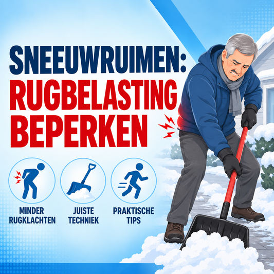 Sneeuwruimen: rugbelasting beperken