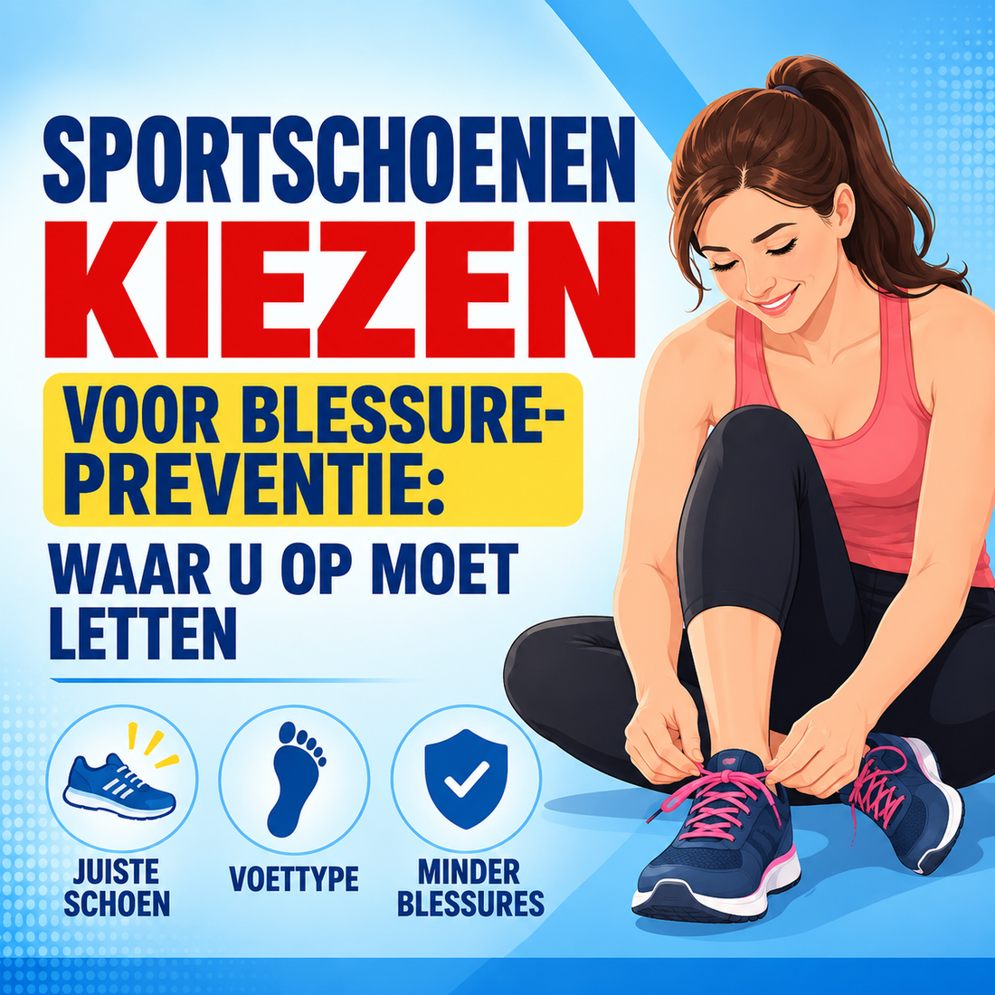 Sportschoenen kiezen voor blessurepreventie: waar u op moet letten