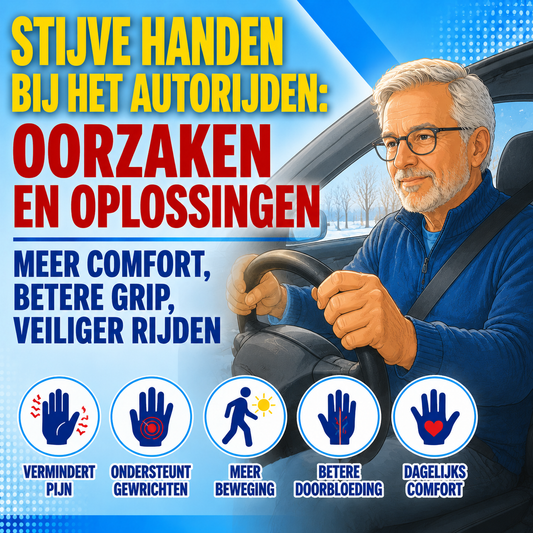 Stijve handen bij het autorijden: oorzaken en oplossingen