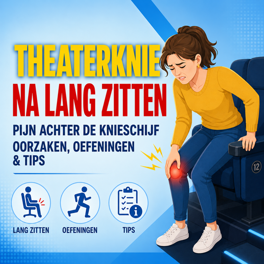 Theaterknie: kniepijn door lang zitten — herkenbaar?