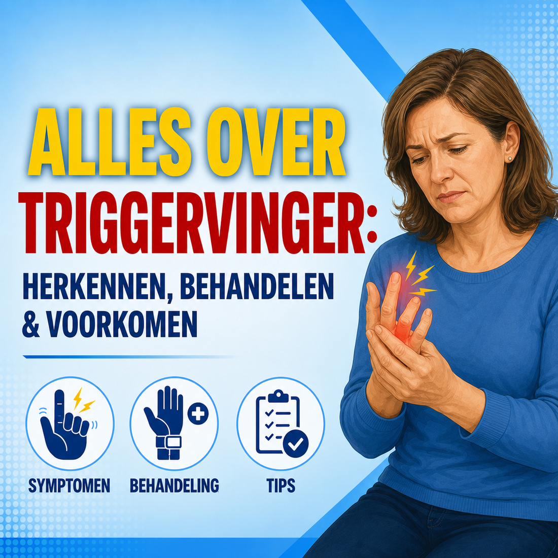 Triggervinger: herkennen, behandelen en voorkomen
