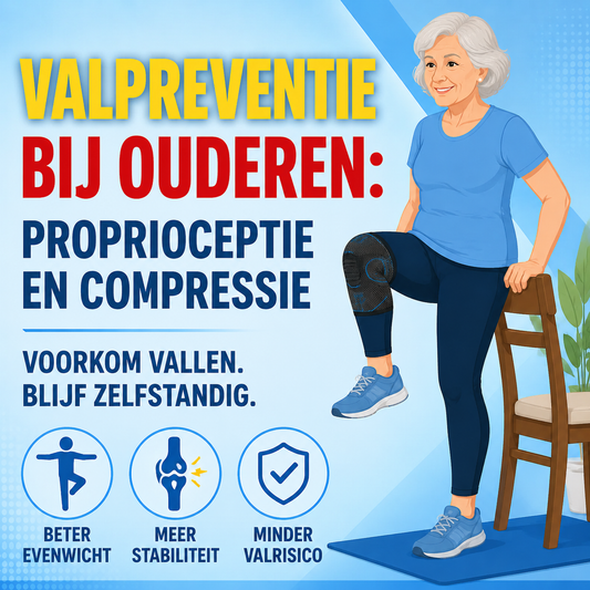 Valpreventie bij ouderen: proprioceptie en compressie