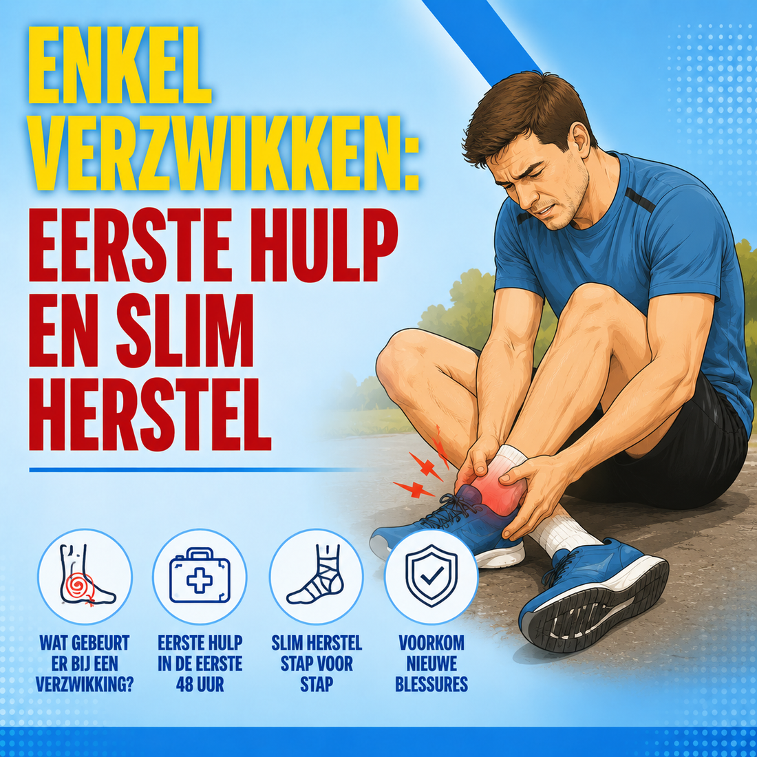 Enkel verzwikken: eerste hulp en slim herstel