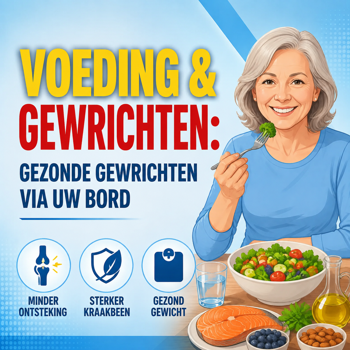 Voeding en gewrichten: de complete gids voor gezondere gewrichten via uw bord