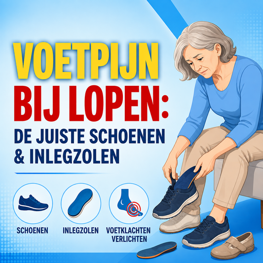 Voetpijn bij lopen: de juiste schoenen en inlegzolen per voetklacht