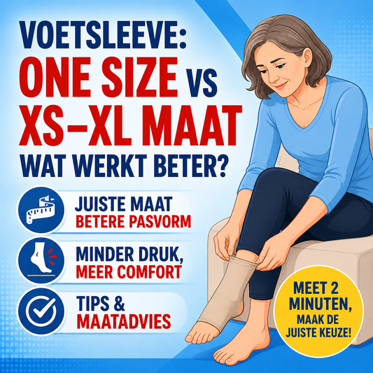 Voetsleeve één maat vs XS–XL maatvoering: wat werkt beter?