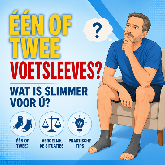 Één voetsleeve of twee tegelijk dragen?