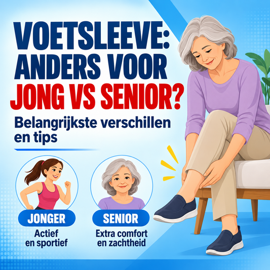 Voetsleeve: anders voor jong vs senior?