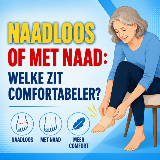 Naadloze vs voetsleeve met naad: welke zit comfortabeler?