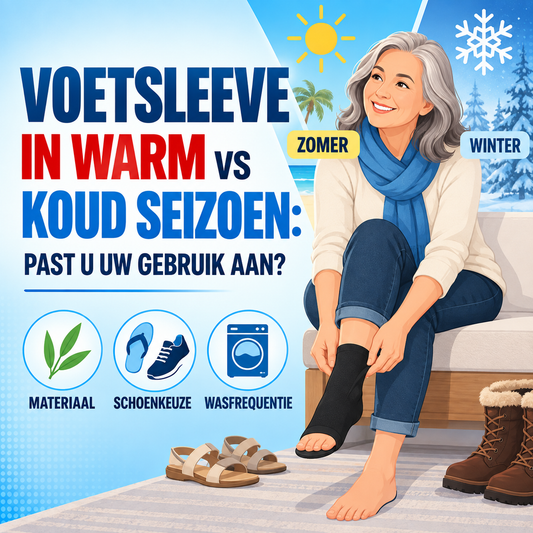 Voetsleeve in warm vs koud seizoen: past u uw gebruik aan?