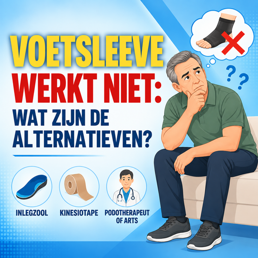 Voetsleeve werkt niet: wat zijn de alternatieven?