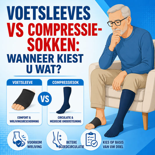 Voetsleeves vs compressiesokken: wanneer kiest u wat?