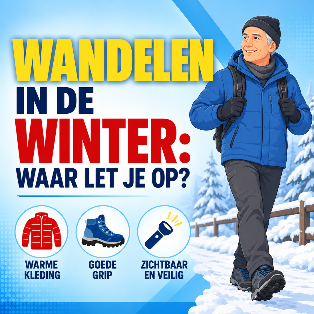 Wandelen in de winter: waar let je op?