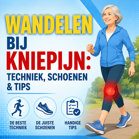 Wandelen bij kniepijn: de beste techniek, schoenen en tips