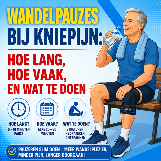 Wandelpauzes bij kniepijn: hoe lang, hoe vaak, en wat te doen