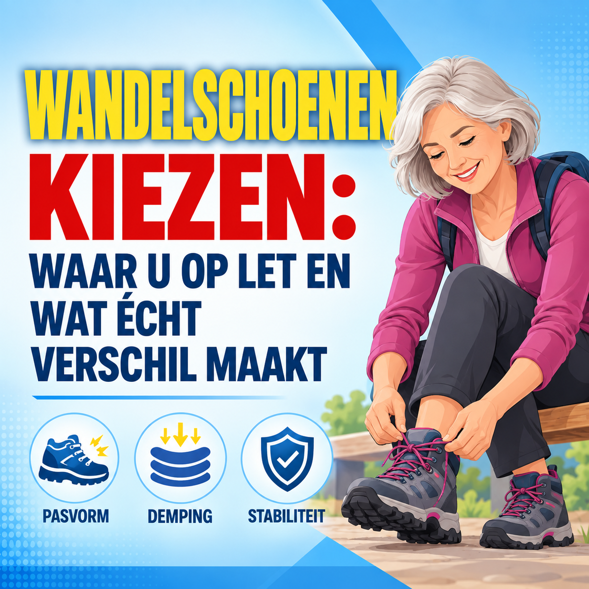 Wandelschoenen kiezen: waar u op let en wat écht verschil maakt