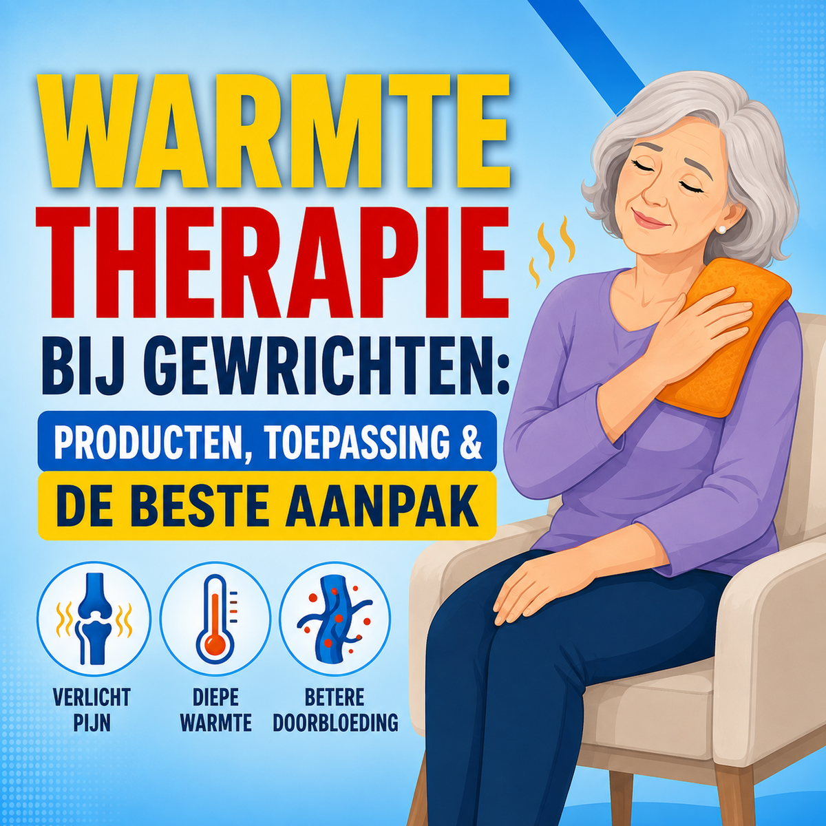 Warmtetherapie bij gewrichten: producten, toepassing en de beste aanpak per klacht
