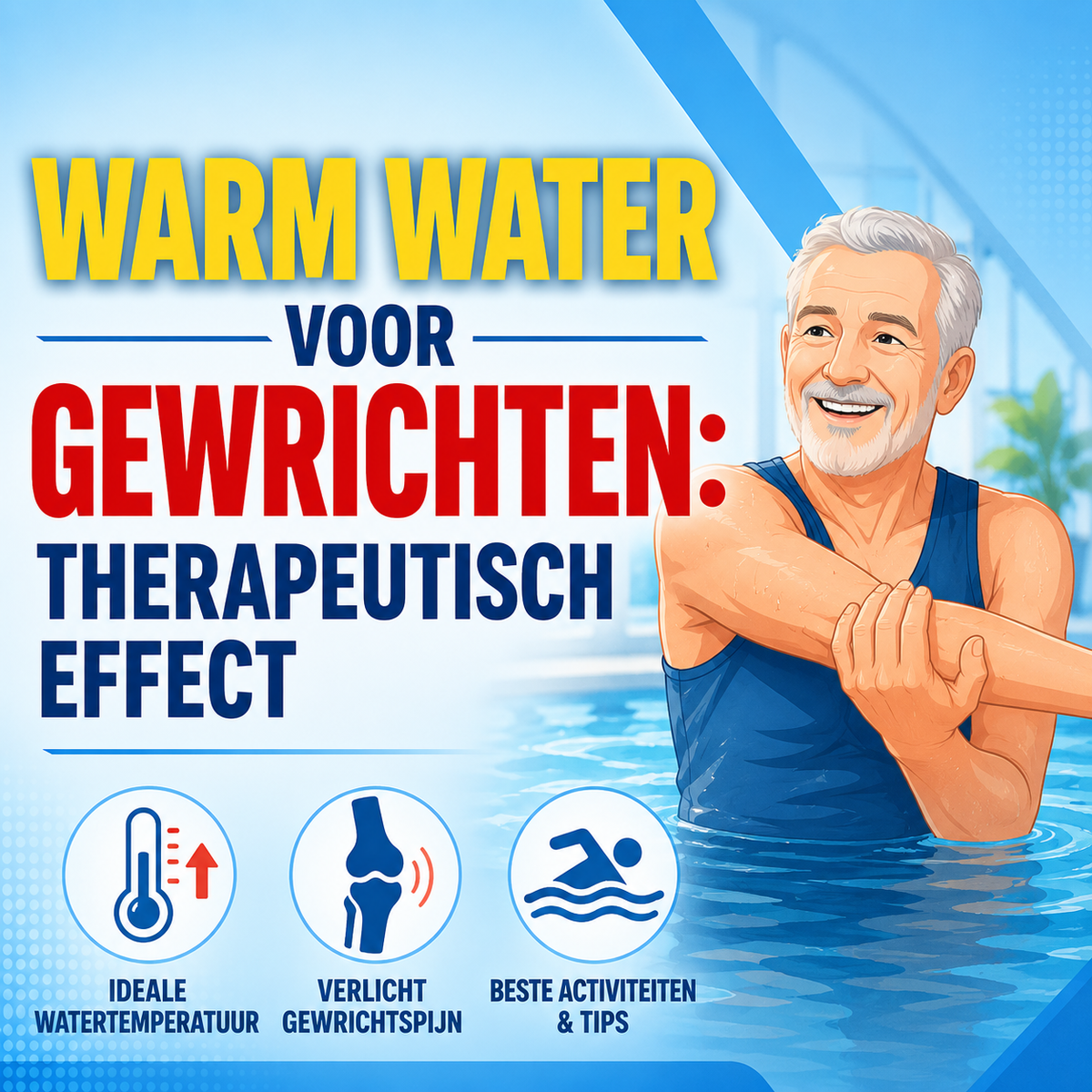 Watertemperatuur en gewrichten: het therapeutische effect van warm water
