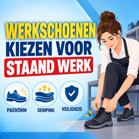 Werkschoenen kiezen voor staand werk