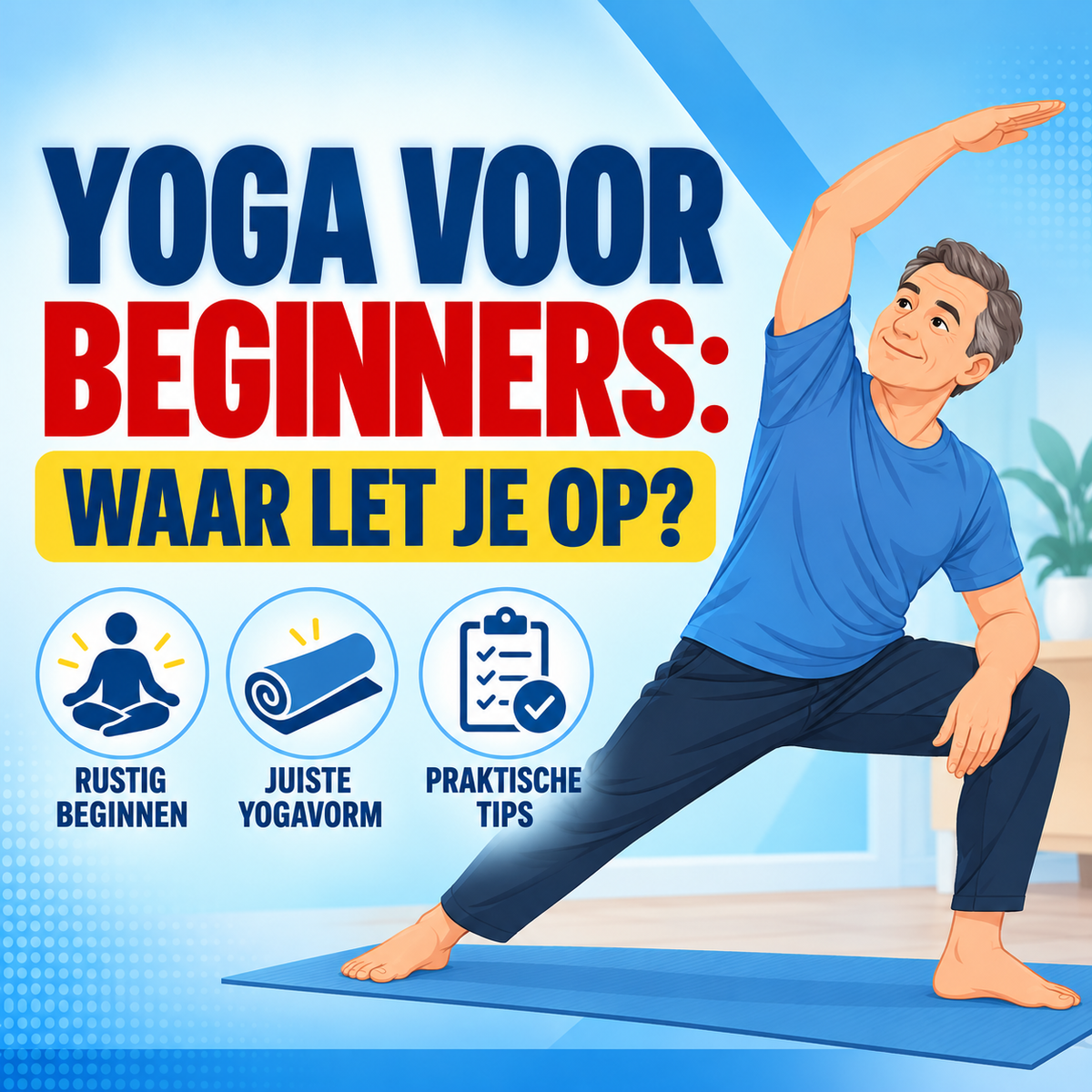 Yoga voor beginners: waar let je op?