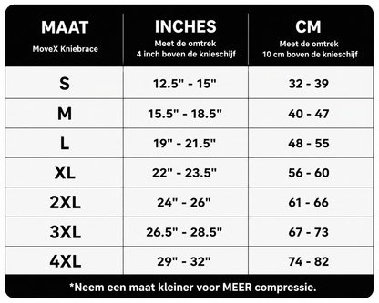 PLUS SIZE KNIECOMPRESSIEMOUWEN